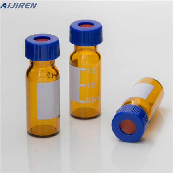 Buy clear glass vials with caps for sale for Waters HPLC